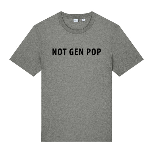 Not Gen Pop, Premium Unisex Creator 2.0 T-Shirt - Gray