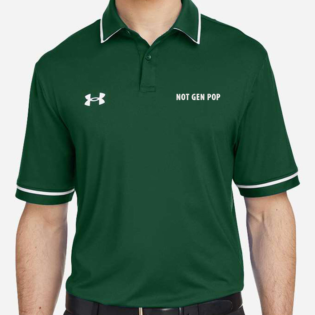 NOT GEN POP, Under Armour Men's Tipped Teams Performance Polo Shirt