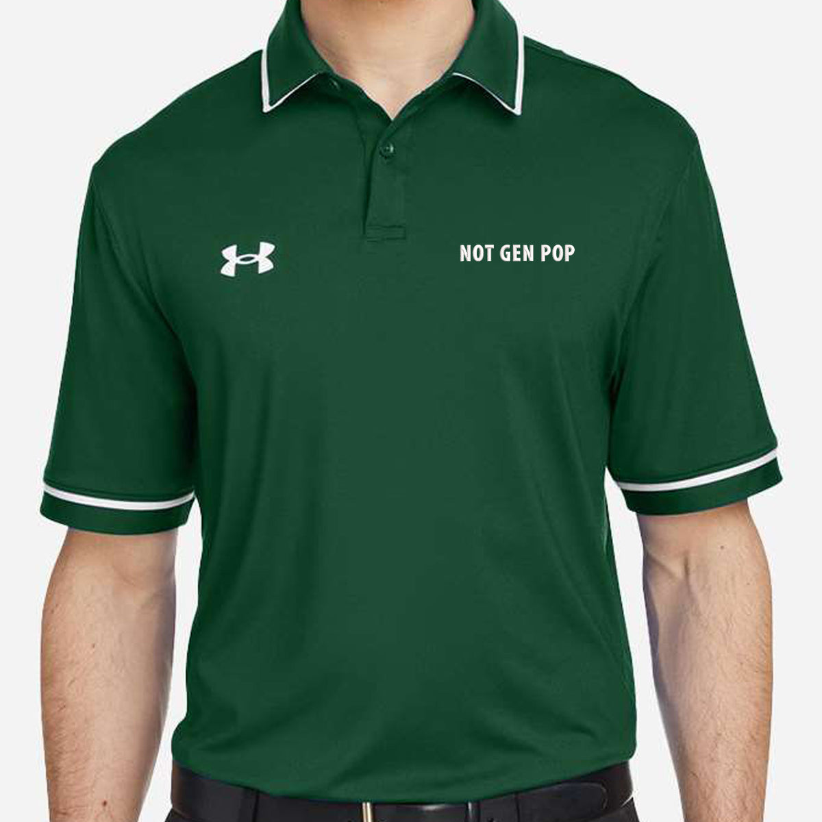 NOT GEN POP, Under Armour Men's Tipped Teams Performance Polo Shirt