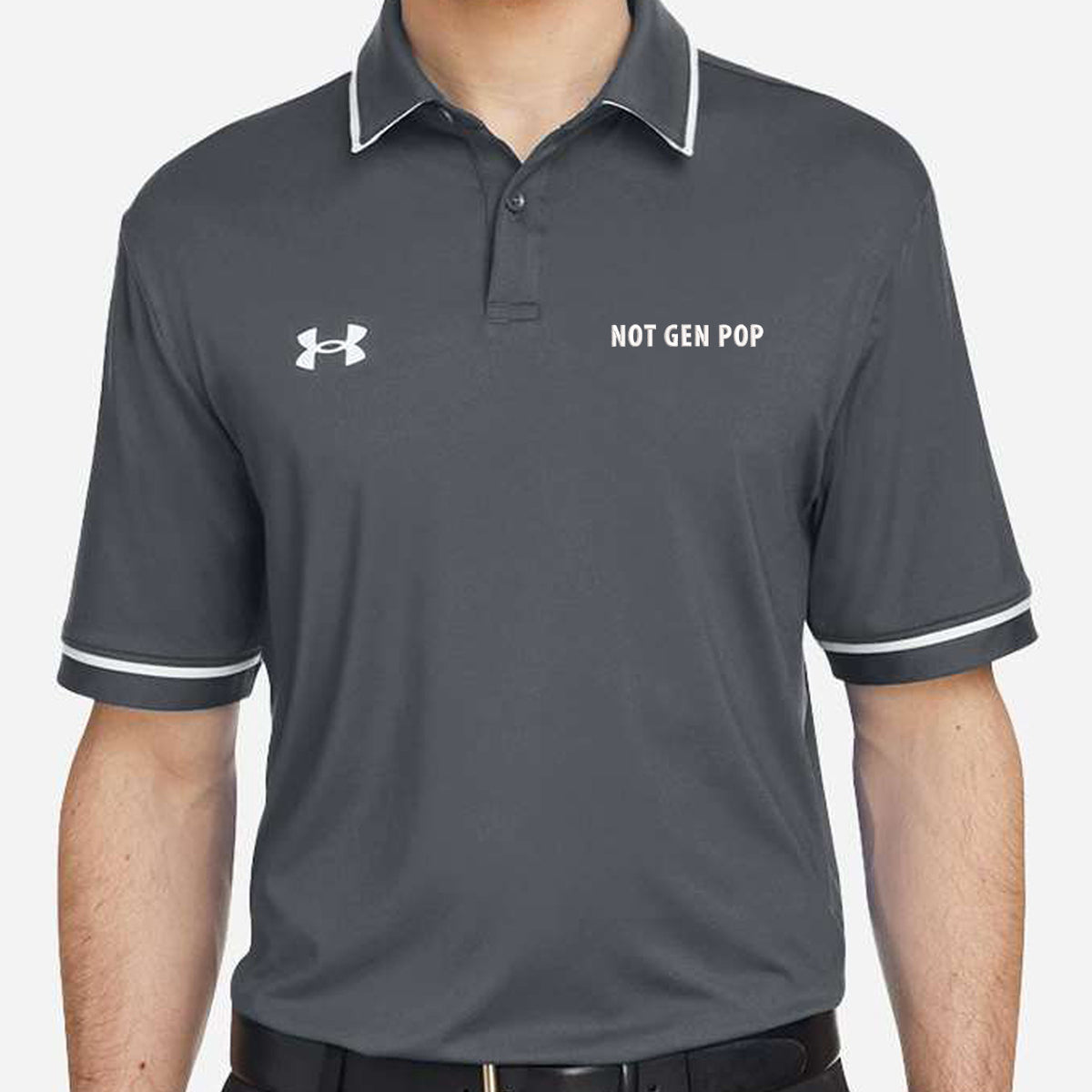 NOT GEN POP, Under Armour Men's Tipped Teams Performance Polo Shirt