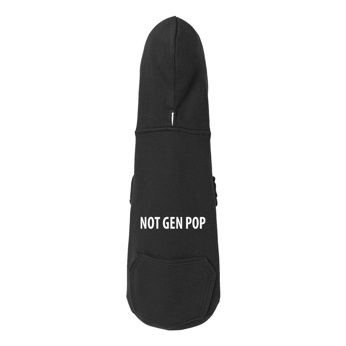 NOT GEN POP, Raised Logo, Doggie Fleece Hooded Sweatshirt