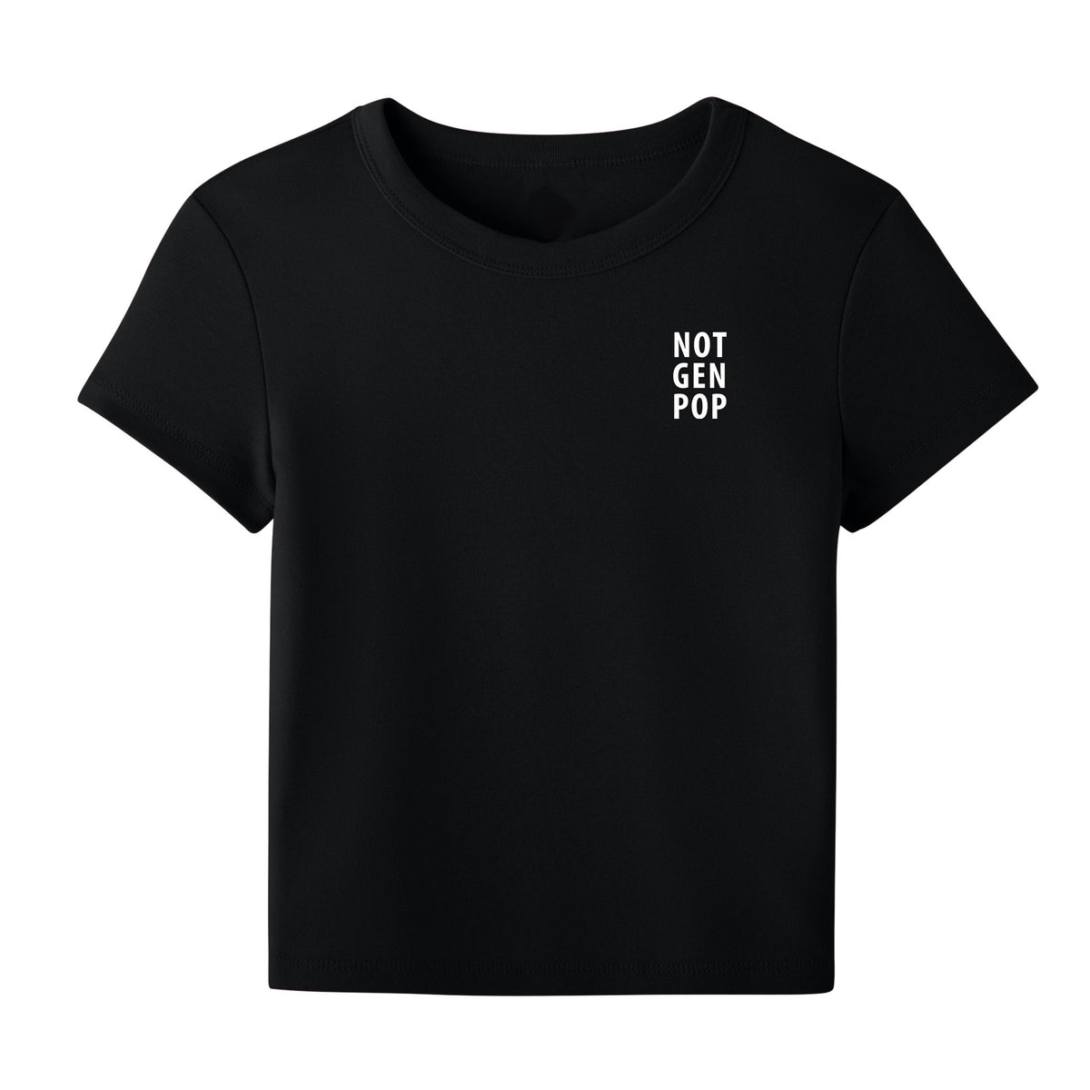 Not Gen Pop, Women’s Micro Rib Baby Tee
