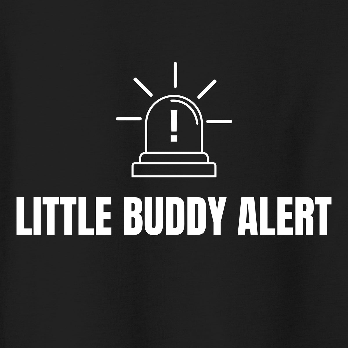 "Little Buddy Alert", Tri-Blend T-Shirt