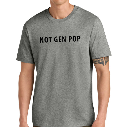 Not Gen Pop, Premium Unisex Creator 2.0 T-Shirt - Gray