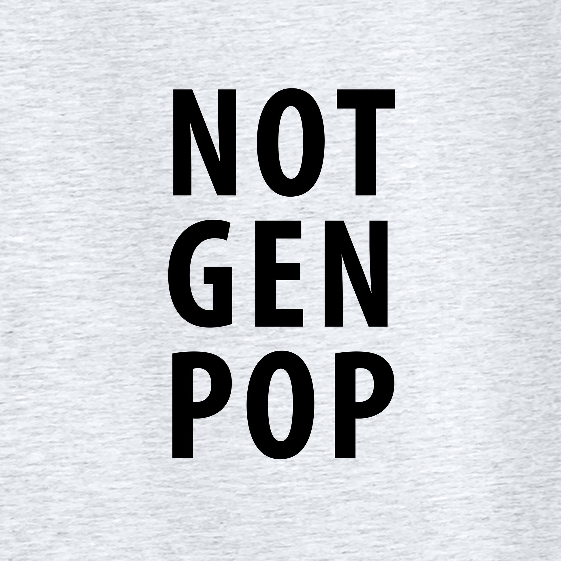 Not Gen Pop, Premium Unisex Flyer Jogger - Heather Grey