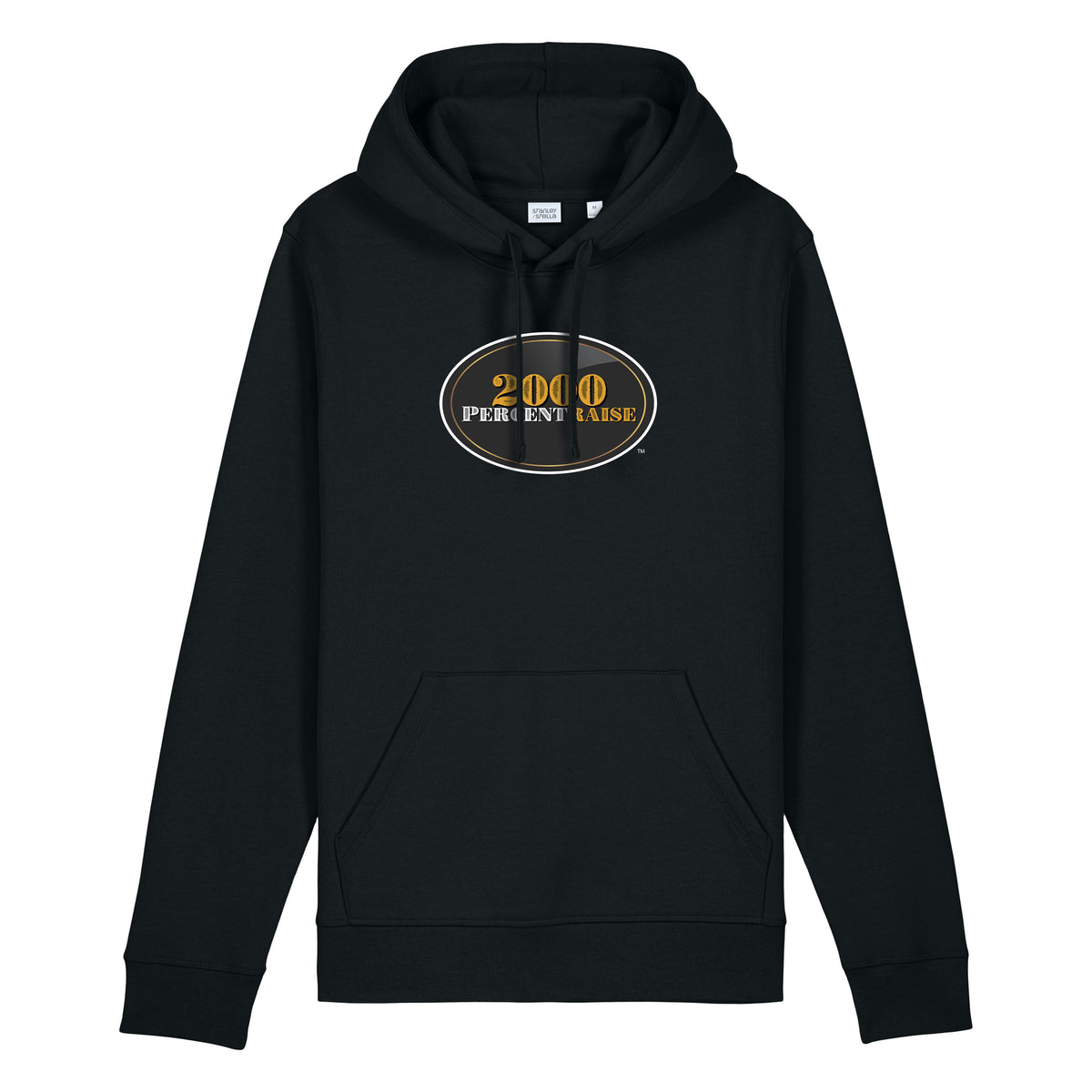 2000 Percent Raise™, Premium Unisex Drummer 2.0 Hooded Sweatshirt - Oval Logo