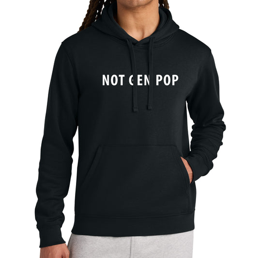 Not Gen Pop, Premium Unisex Drummer 2.0 Hooded Sweatshirt - Black