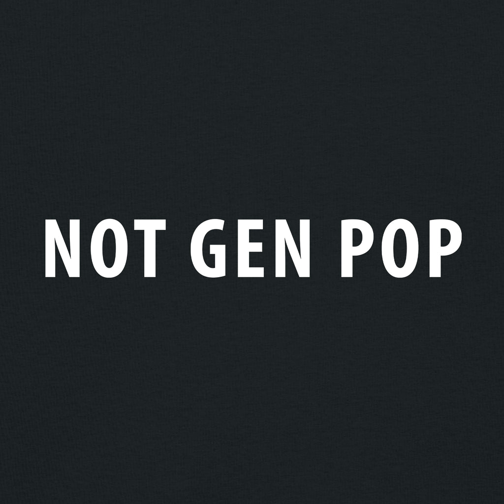 Not Gen Pop, Premium Unisex Drummer 2.0 Hooded Sweatshirt - Black