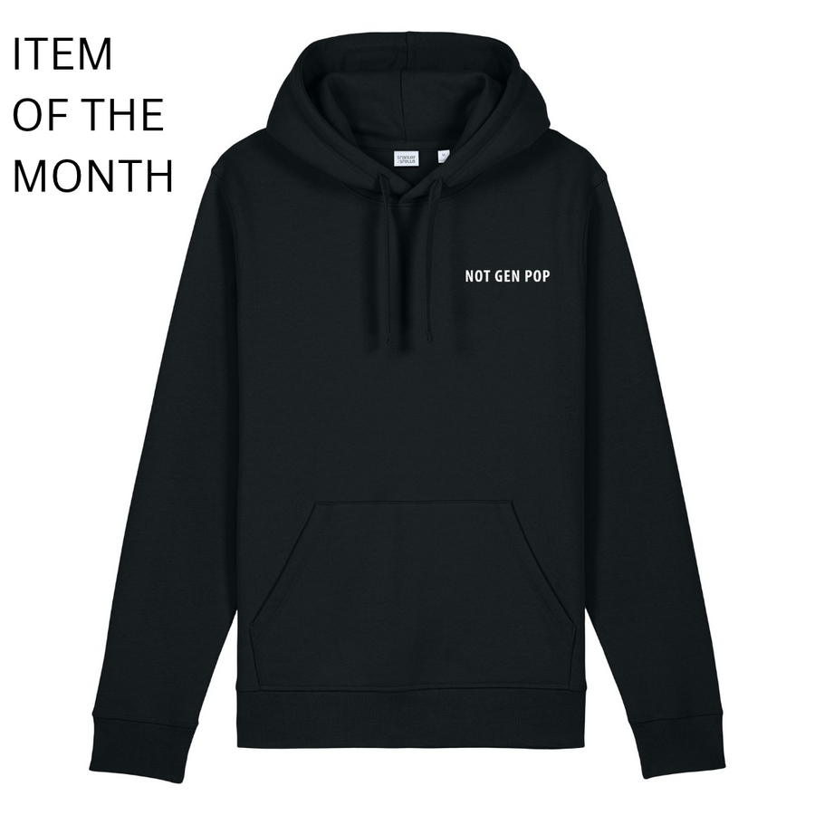 Item of the Month - October-BlackJack, NOT GEN POP - Premium Unisex Drummer 2.0 Hooded Sweatshirt